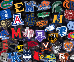  Tímy NCAA